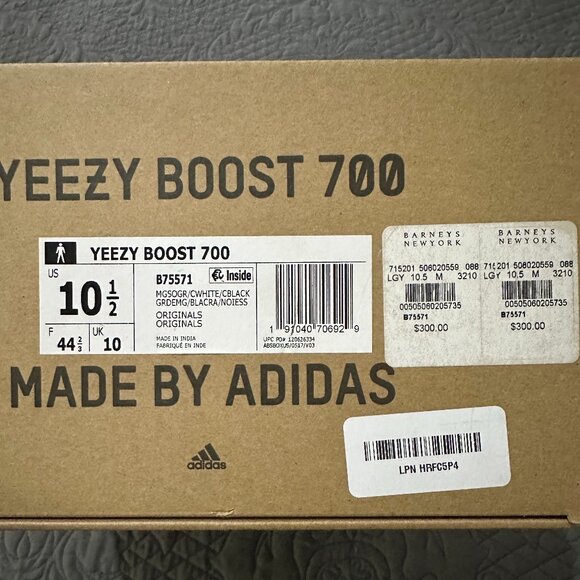 Adidas Yeezy Boost 700 V1 Wave Runner Size 10.5 - Picture 7 of 7